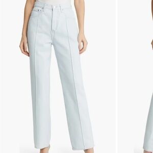 NWT! AG Adriano Goldschmied Clove Pintuck Relaxed Vintage Straight Size 27